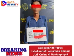 Sat Reskrim Polres Labuhanbatu Amankan Pemain Judi Online di Rantauprapat