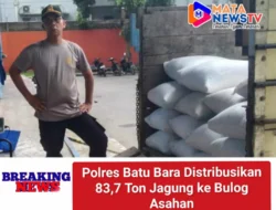 Polres Batu Bara Distribusikan 83,7 Ton Jagung ke Bulog Asahan