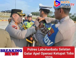 Polres Labuhanbatu Selatan Gelar Apel Operasi Ketupat Toba 2026