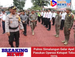 Polres Simalungun Gelar Apel Pasukan Operasi Ketupat Toba 2026