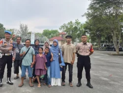 Polsek Labuhan Ruku Amankan Wisata Water Park Singapore Land City Saat Libur Lebaran
