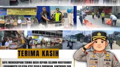 Kapolres Labuhanbatu Selatan Apresiasi Peran Warga, Kamtibmas Selama Ramadhan dan Idul Fitri Kondusif