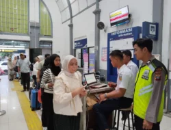 Pasca Ops Ketupat Toba 2026, Polisi Amankan Arus Balik di Stasiun KA Pematangsiantar