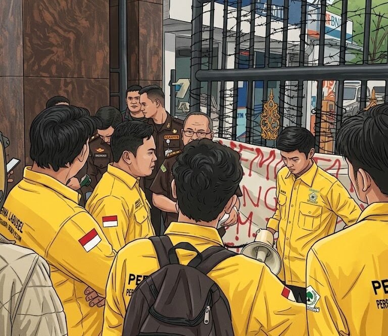 Geruduk Kejatisu, Perma Labusel Desak Kajari dan Kasi Pidsus Dicopot!
