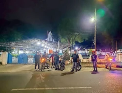 Polres Pematangsiantar Patroli Hingga Subuh, Tiga Motor Berknalpot Brong Diamankan