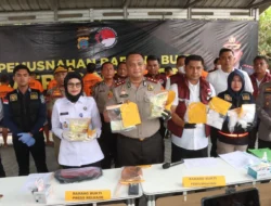Polres Batu Bara Ungkap Kasus Narkoba, Musnahkan 1,2 Kilogram Sabu