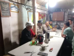 Polsek Siantar Timur Dampingi Poskamling Saat Terima Kunjungan Kasat Binmas Polres Pematangsiantar