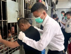 Penggeledahan Rutin di Lapas Kotapinang, Petugas Temukan Barang Terlarang di Kamar Warga Binaan