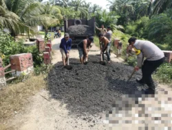 Jembatan Sempat Anjlok, Polres Labusel Rehabilitasi Jembatan Merah Putih Presisi dalam 7 Hari