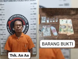 Satresnarkoba Polres Batu Bara Tangkap Pengedar Sabu di Lima Puluh Pesisir