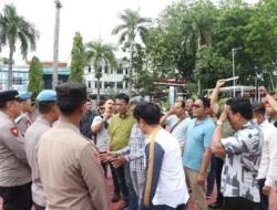 Polres Karimun Gelar Simulasi Penanganan Unjuk Rasa Jelang May Day 2026