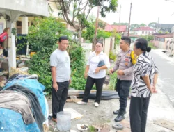 Bhabinkamtibmas Polsek Siantar Utara Sambangi Warga, Imbau Waspada Kebakaran