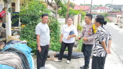 Bhabinkamtibmas Polsek Siantar Utara Sambangi Warga, Imbau Waspada Kebakaran