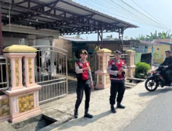 Patroli R4 Sat Sabhara Polres Batu Bara Amankan Perayaan Paskah di Sejumlah Gereja