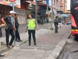 Sat Lantas Polres Pematangsiantar Edukasi Pengguna Jalan, Tekankan Disiplin Berlalu Lintas