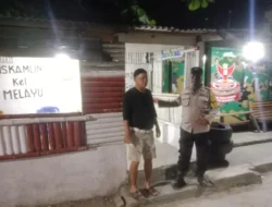 Polsek Siantar Utara Gelar Sapa Siskamling di Pos Kamling Jalan Tanah Jawa