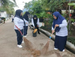 Rutan Karimun Gelar Bakti Sosial Bersihkan Fasilitas Umum Sambut Hari Bhakti Pemasyarakatan ke-62