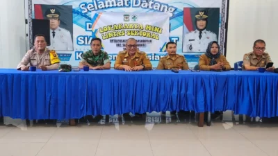 Polsek Siantar Marihat Hadiri Lokakarya Mini Lintas Sektoral UPTD Puskesmas Parsoburan 2026