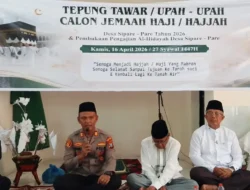 Kapolsek Air Putih Hadiri Tepung Tawar Enam Calon Jemaah Haji Desa Sipare-pare