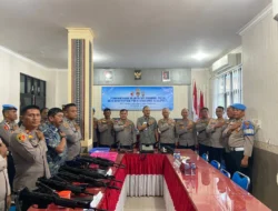 Tim Mabes Polri Periksa Senpi di Polres Labuhanbatu Selatan, Semua Lengkap dan Layak Pakai