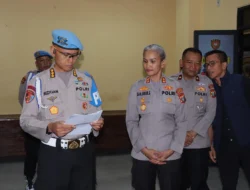 Kapolres Pematangsiantar Dampingi Divpropam Mabes Polri Cek Senpi Dinas