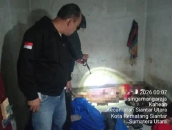 Polsek Siantar Utara Cek TKP Temuan Mayat Perempuan di Kios Kosong Eks Terminal Sukadame
