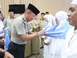 Tepung Tawar Warnai Pelepasan Jemaah Calon Haji Batu Bara, Berlangsung Khidmat dan Kondusif