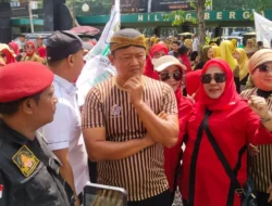 Ratusan Massa Pujakesuma Demo di PN Medan, Desak Pembebasan Toni Aji Anggoro