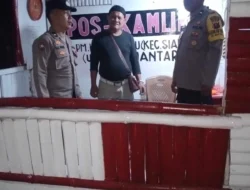 Polsek Siantar Utara Gencarkan SALING, Perkuat Keamanan Lewat Siskamling di Jalan Tanah Jawa