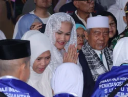 Kapolres Hadiri Pemberangkatan Jemaah Haji Pematangsiantar, Pesan Jaga Kesehatan dan Nama Baik Daerah