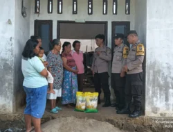 Berintegritas dan Melayani, Polsek Siantar Martoba Salurkan Bantuan bagi Korban Bencana