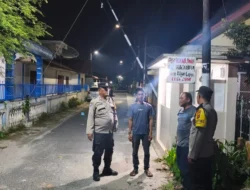 Polsek Siantar Marihat Gelar SALING, Ajak Warga Aktifkan Ronda Malam