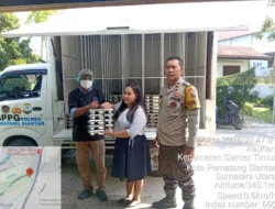Bhabinkamtibmas Polsek Siantar Timur Pantau Distribusi MBG di TK Nazareth