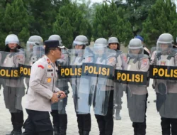 Polres Sergai Gelar Latihan Sispam Kota, Tingkatkan Kesiapsiagaan Hadapi Gangguan Kamtibmas
