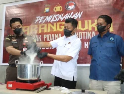 Polres Karimun Musnahkan 344,44 Gram Sabu, Tegaskan Komitmen Berantas Narkoba