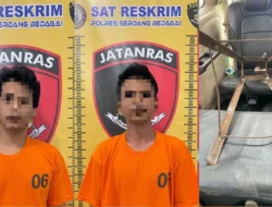 Dua Pelaku Pencurian di Sei Bamban Ditangkap, Polisi Amankan Barang Bukti