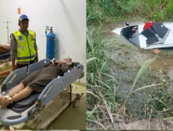 Mobil Terjun ke Sungai di Sergai, Dua Orang Tewas