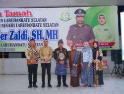 Bupati Fery Sambut Hangat Kajari Baru Labusel di Pendopo Rumah Dinas