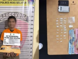 Optimis Basmi Narkoba, Polres Nias Selatan Tangkap Terduga Pengedar Sabu di Maniamolo