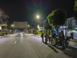 Polres Pematangsiantar Patroli Hingga Subuh, Empat Sepeda Motor Knalpot Brong Diamankan