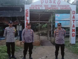 Polisi Amankan Aktivitas Perkebunan di Lahan Sengketa Simpang Gambus, Situasi Terkendali