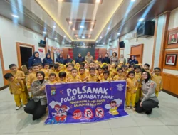 TK dan SD Avicena Ikuti Program Polisi Sahabat Anak Satlantas Polres Karimun