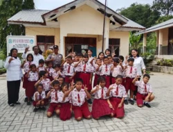 Bhabinkamtibmas Polsek Siantar Marihat Sambangi SD Negeri 122373, Sampaikan Edukasi Kamtibmas kepada Siswa