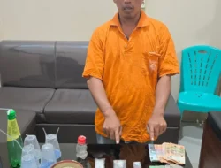Satresnarkoba Polres Batu Bara Gerebek Sarang Narkoba di Medang Deras, Seorang Pria Diamankan