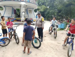 Bhabinkamtibmas Polsek Siantar Barat Patroli Siang di Objek Vital, Warga Merasa Aman