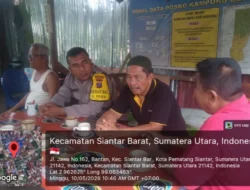 Bhabinkamtibmas Polsek Siantar Barat Ajak Warga Perangi Narkoba Lewat Patroli KBN