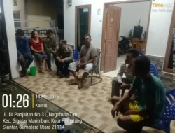 Polsek Siantar Marihat Respon Cepat Keluhan Warga, Bubarkan Kerumunan Pemuda Ganggu Waktu Istirahat