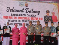 Kapolda Aceh Salurkan Bantuan Banjir dan Santuni Santri Berprestasi di Aceh Tenggara