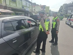 Sat Lantas Polres Pematangsiantar Gelar Razia Gabungan Pajak Kendaraan, Puluhan Kendaraan Terjaring