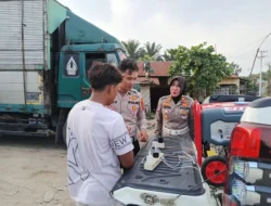 Satlantas Polres Labusel Hadir Humanis, Sediakan Listrik Gratis untuk Pengendara di Kotapinang